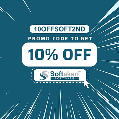 Promocode for Flat 10% Discount on Every Order - Softaken Software