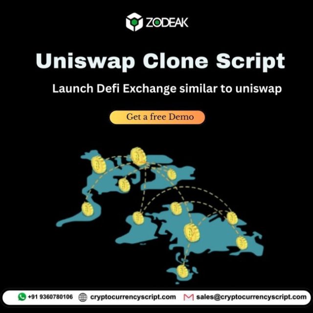 Uniswap Clone Script: Launch Defi Exchange similar to uniswap