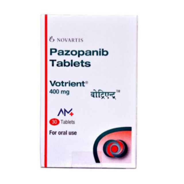 Treatment of kidney cancer with pazopanib tablets 400 mg