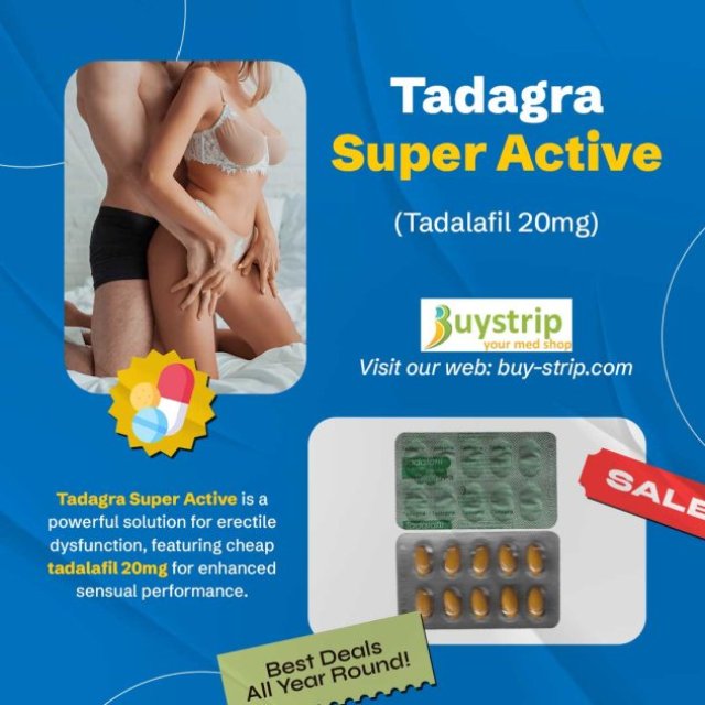 Tadagra Super Active (Tadalafil 20mg) romantic mood tablets for male