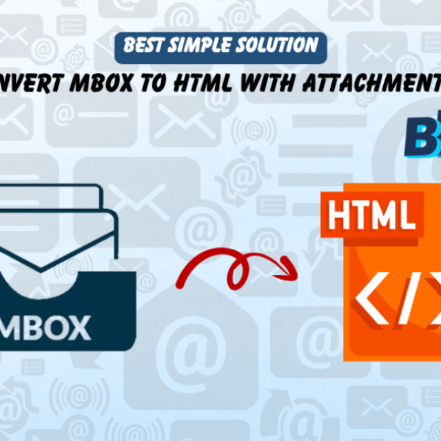 Convert MBOX to HTML via BLR Tools