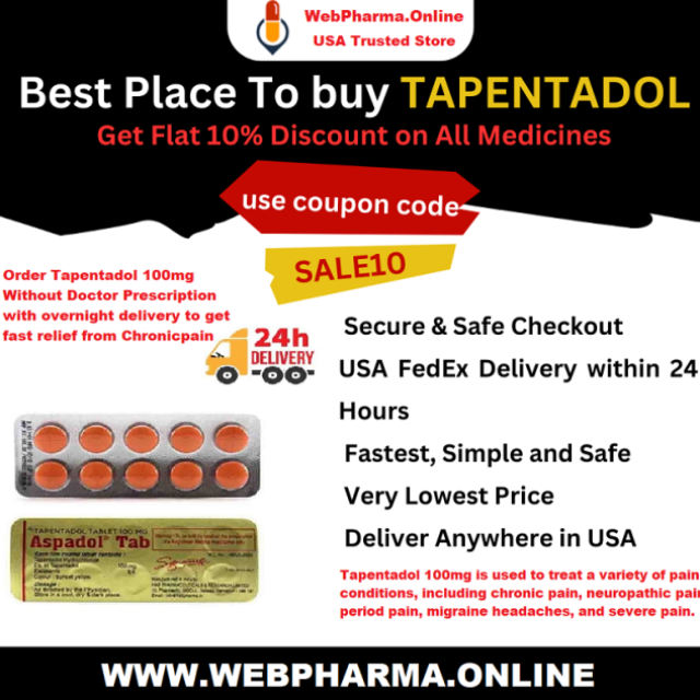 Buy Tapentadol 100mg Online - Overnight Delivery US To US - Without Prescription