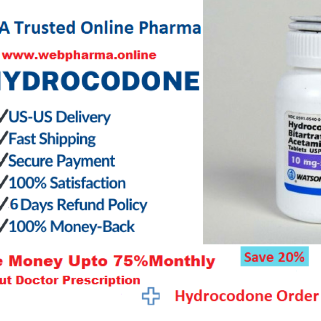 Don't let pain control your life, take control and buy Hydrocodone 10-500mg online