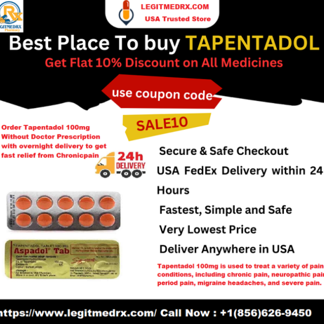 Legitmedrx- Buy Tapentadol 100mg Overnight Delivery Get Upto 20%OFF