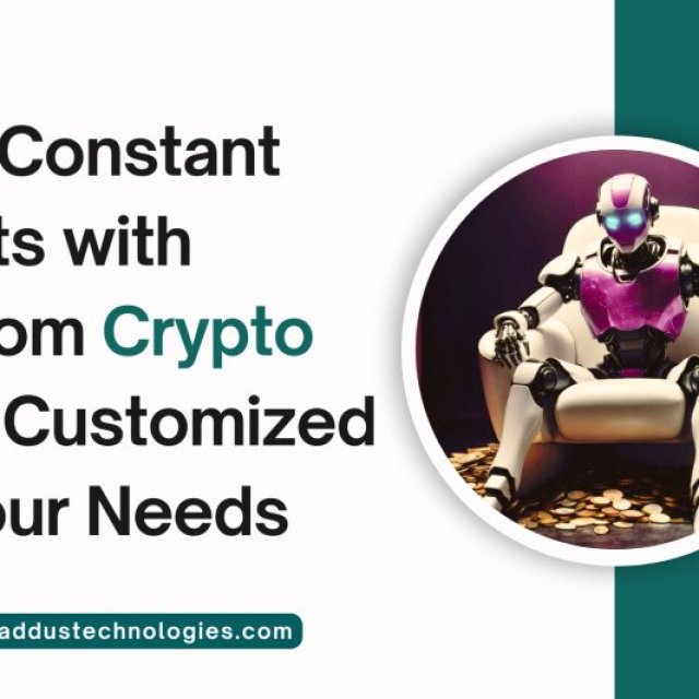 Earn Constant Profits with Custom Crypto Bots Customized to Your Needs