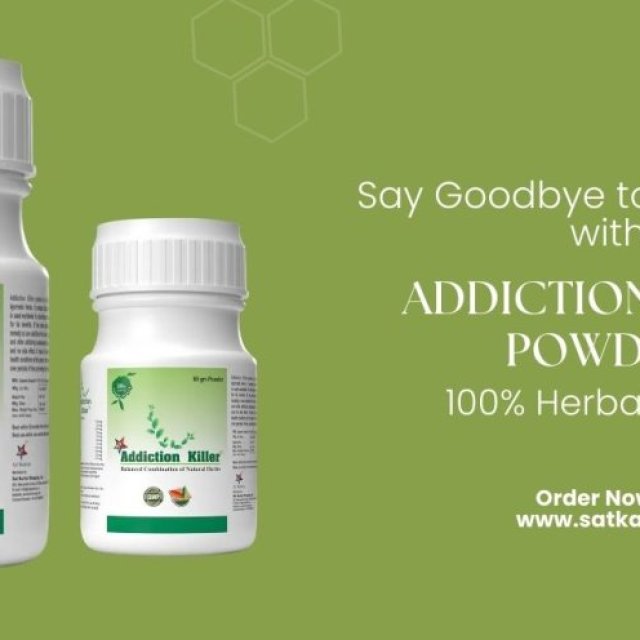 Say Goodbye to Addictions with Addiction Killer Powder - 100% Herbal Solution