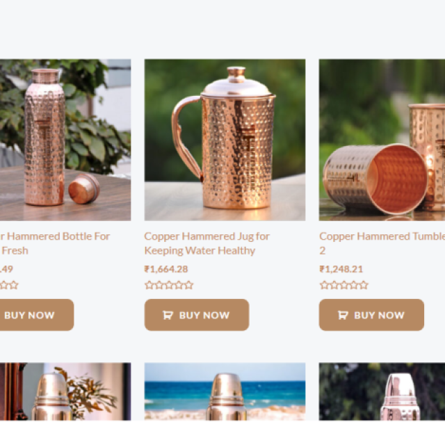 Buy Pure Copper Utensils Online For a Healthier Lifestyle