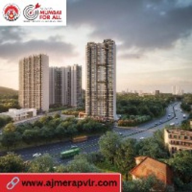 Ajmera PVLR Mission Mumbai For All Powai Vihar Link Road 1 2 3 BHK Flats