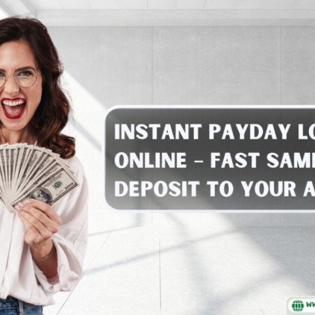 Instant Payday Loans Online - Fast Same-Day Deposit to Your Account