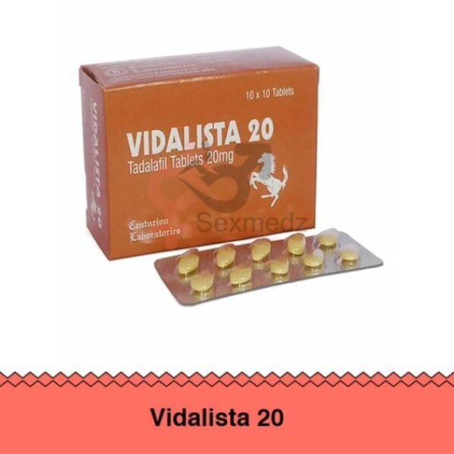 Vidalista 20mg  medicine - safest and best way to treat ED