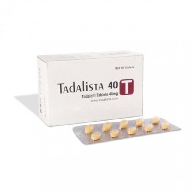 Tadalista 40 Pills - Treat Your Erection Issues in a Better Way