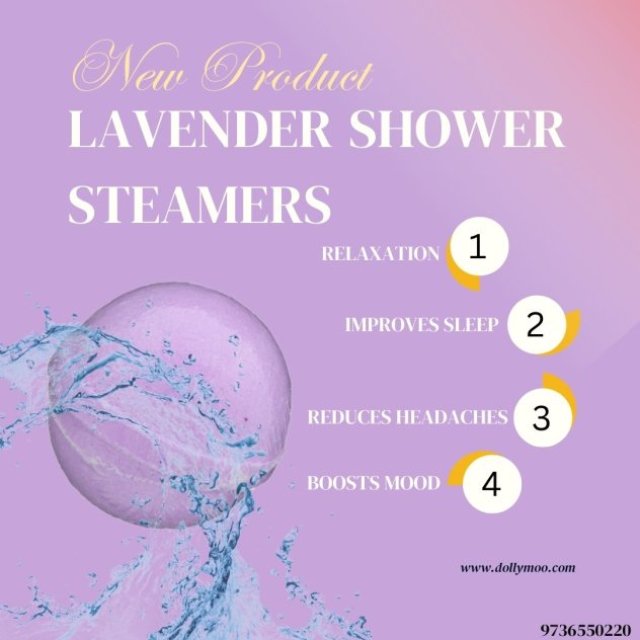 Luxuriate In The Serenity Of Lavender Shower Steamers