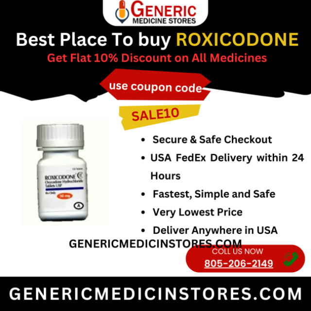 Buy Roxicodone Online With Just a Few Clicks