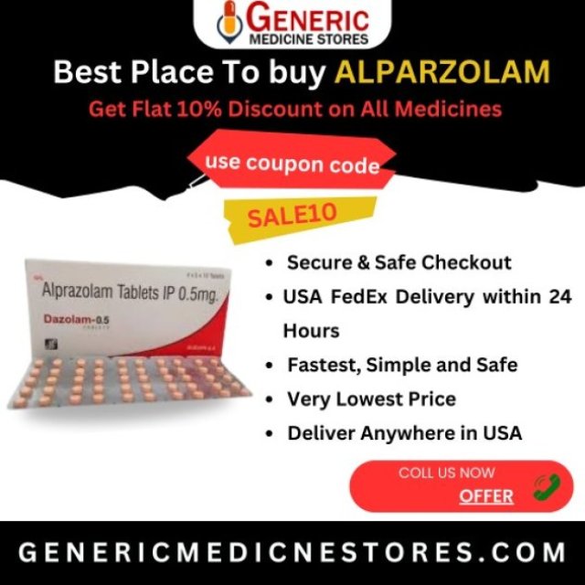 Get  Alprazolam Online Relief from Depression