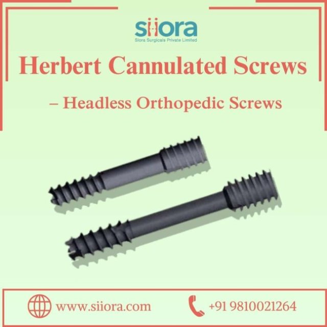 Herbert Cannulated Screws - Headless Orthopedic Screws