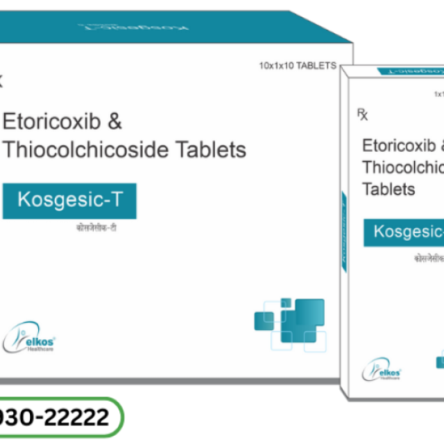 Etoricoxib and thiocolchicoside Tablets - Kosgesic-T