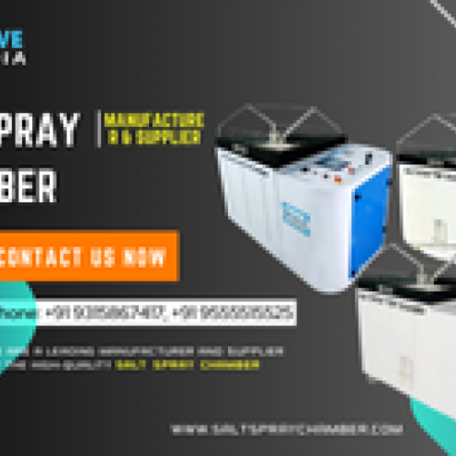 Salt Spray Chamber Manufacturer - A Complete Lab Solution