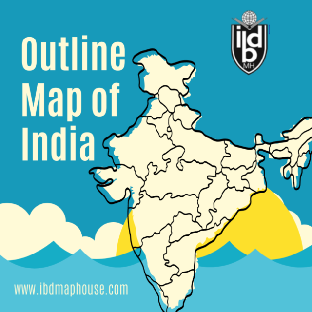 Outline Map of India