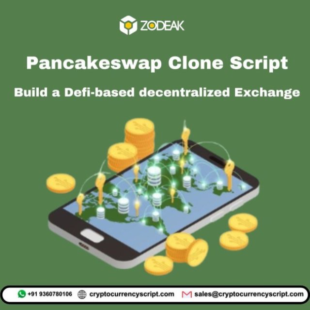 Pancakeswap Clone Script: Build a Defi-based decentralized Exchange