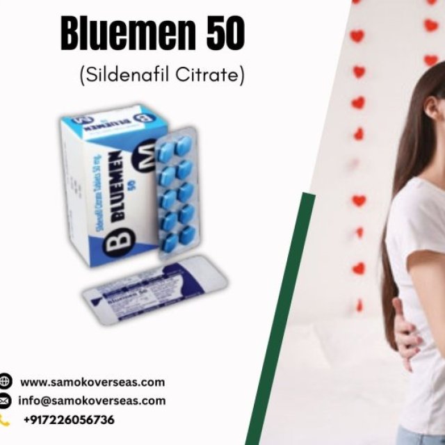 Bluemen 50mg: A Wonderful Medication to Manage Sensual Performance in Males