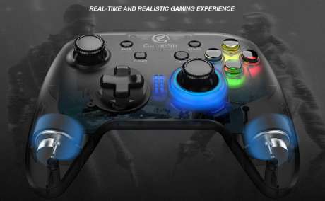 GameSir T4w USB Wired Game Controller Gamepad with Vibration and Turbo Function Joystick for Windows 7/8/10